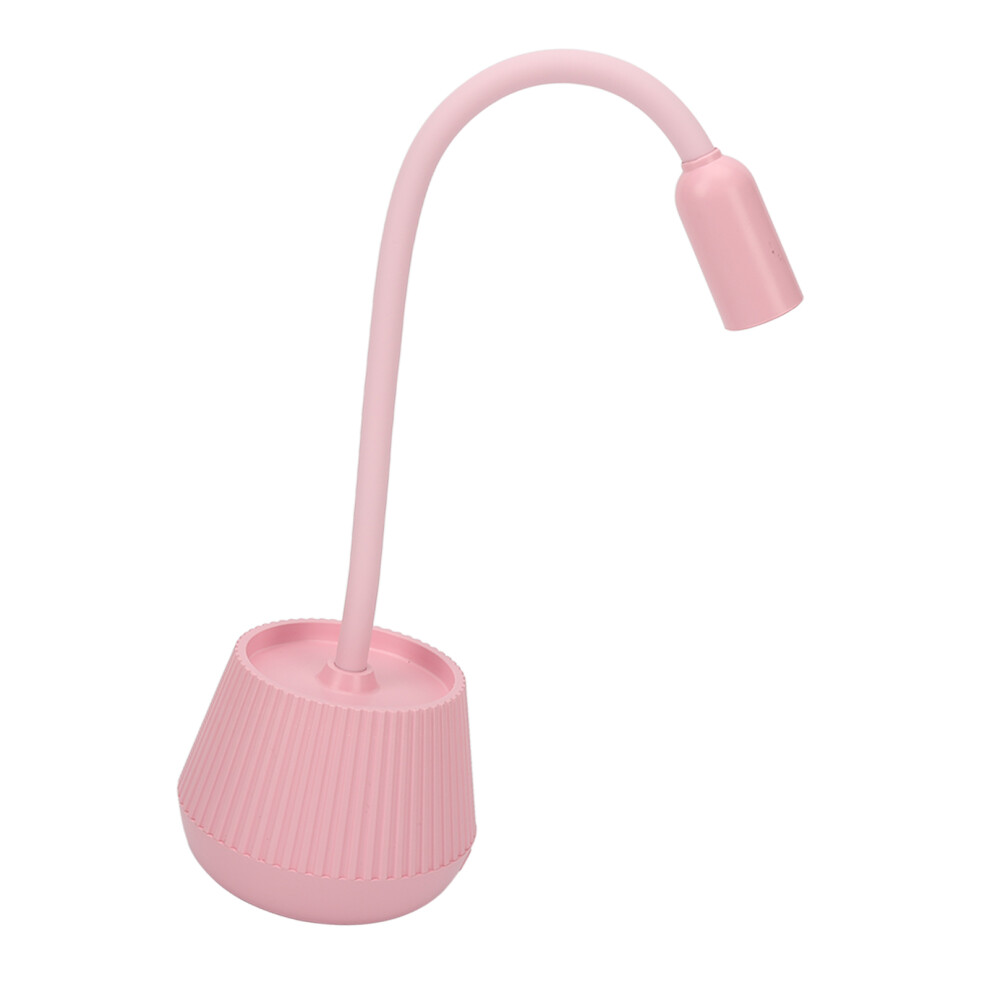 Pink/Light Uv Nail With Gooseneck 2 Gears Fast Dry Salon Manicure Table Lamp