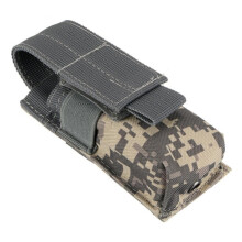 Outdoor Hunting Knife Holster Molle Pouch Tactical Flashlight Holder Case for Military Pistol M5 ACU Color