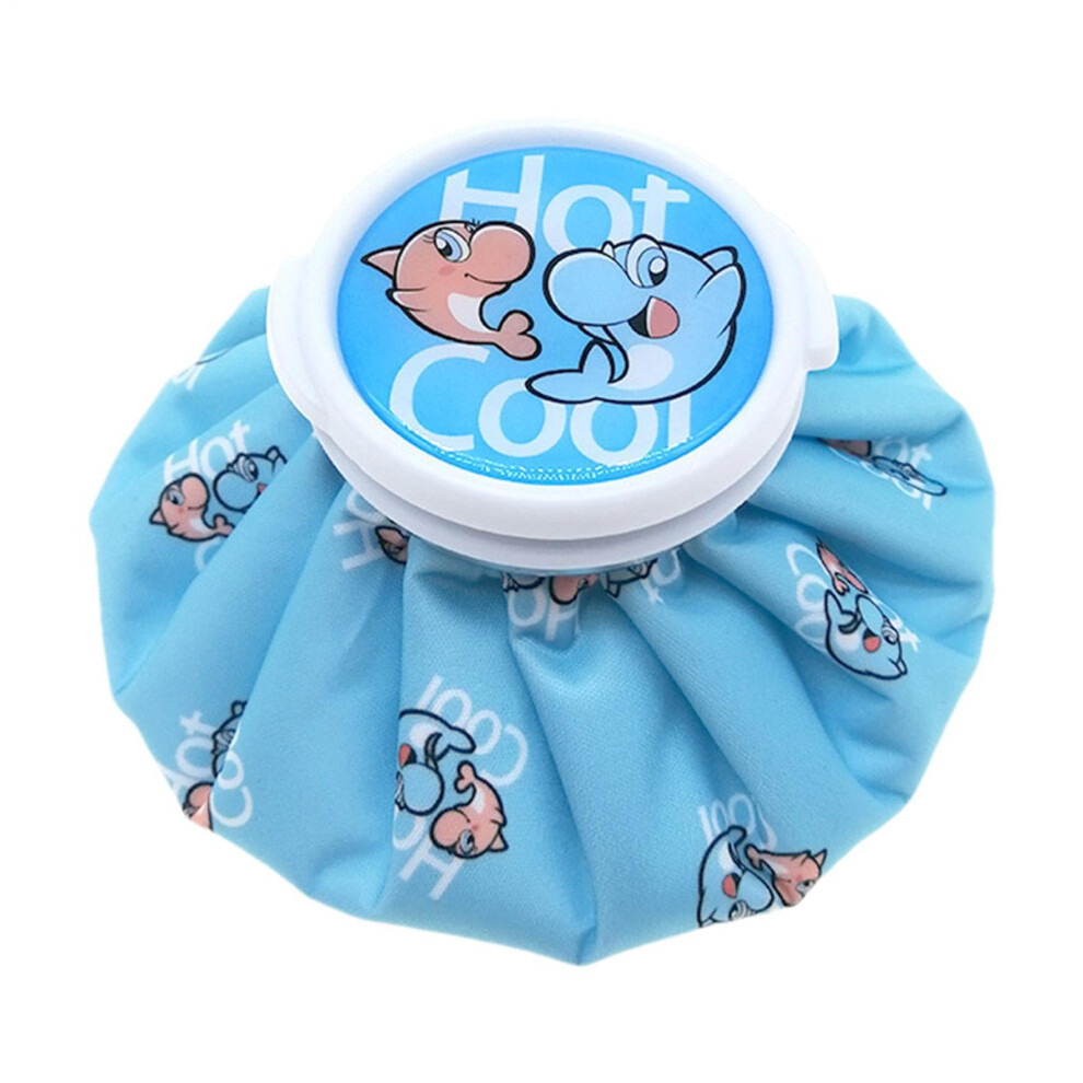 Reusable Ice Bag with SpillProof Lid for Fast Pain Relief, 6 Inch Cold Therapy Pack for Injuries