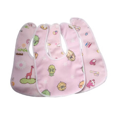 Cotton Saliva Bibs 6Piece Set For Newborns  Soft Drool Bibs, Cartoon Design, Feeding Bibs