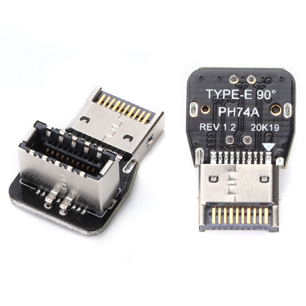 2Pcs Metal Usb 3.1 10Gbps Typee Male To Female Data Adapter 4911377673383
