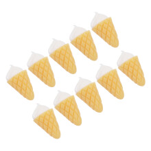 30 pièces Mini maison 1:12 Miniature cône de crème glacée Jouet de décoration portable et mignon