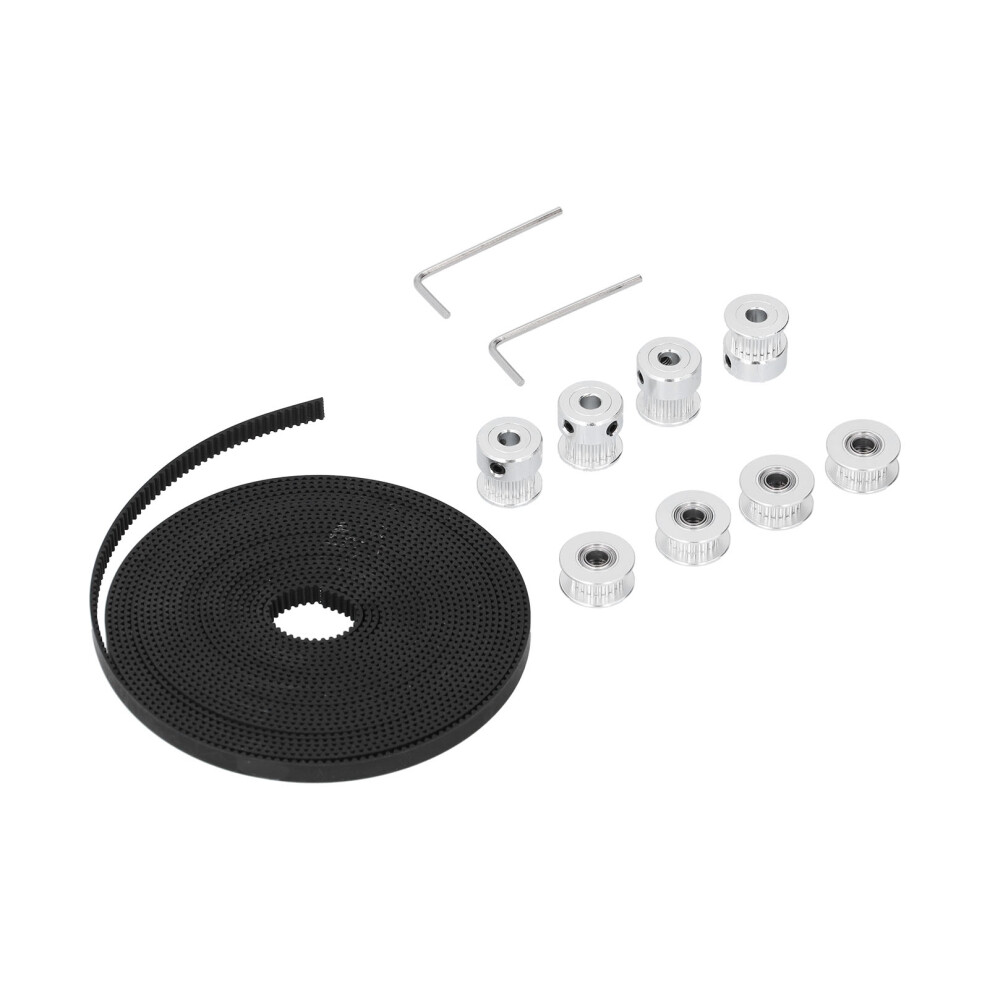 Aluminum Alloy 20T Synchronous Wheel Belt Kit 5M For 3D Printing 7621377674156