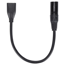 Adaptor cablu iluminat DMX XLR mascul cu 5 pini la RJ45 feminin Transmisie superioară a semnalului Tehnologie dublă de ecranare Conductor de cupru