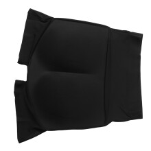 Shorts taille haute pour femmes, gainantes et liftantes, en tissu respirant, couleur noire, taille S-L