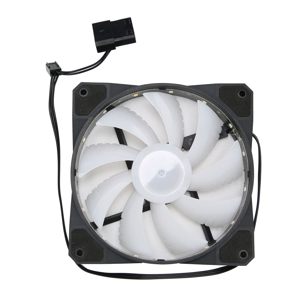 Glowing Rgb Cooling Fan 12Cm 1100Rpm Silent Airflow 45 Cfm 4361377674963