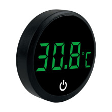 Praktische LCD-Thermometer von Fishtanks-Schwarze Grad Celsius