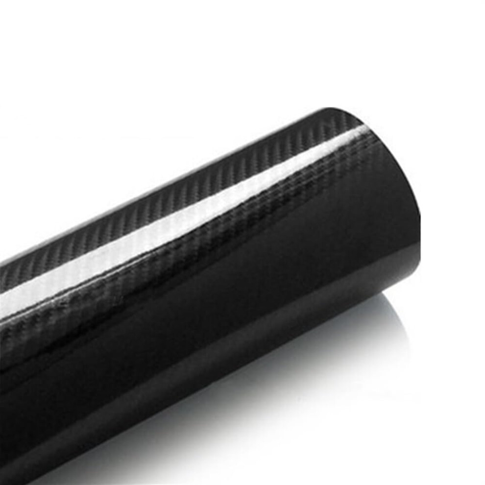 5D Carbon Fiber Vinyl Car Wrap Film 50Cm X 152Cm Scratch Protection Bubble Install Black 9199774290432