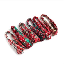 Schneeflocken-Haarreif mit Knoten, karierte Haarreifen für Damen und Mädchen, weihnachtliche Haaraccessoires, weicher, dehnbarer und atmungsaktiver