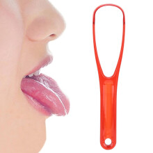 Hoogwaardige tongreiniger, gemaakt van bioplastic voor duurzame mondverzorging, een handig hulpmiddel voor een frisse adem, perfect voor