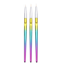 Reusable Nail Art Pen Set Including Gradient Rod Tools and UV Gel Compatible Brushes for Creative DIY Manicures