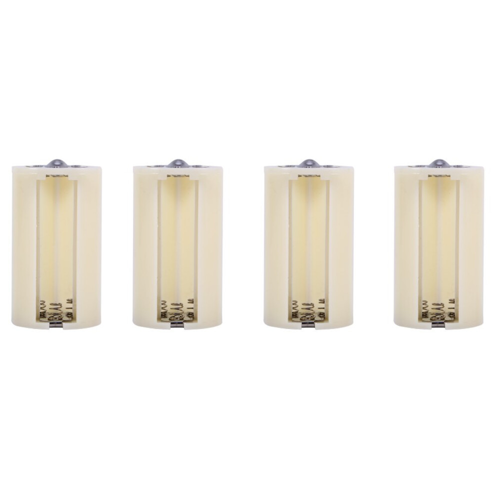 Aa To D Battery Adapter 4Piece Set For 1, 2, Or 3 Aa Cells Compact Converter For Electronics And Emergencies 9094768576939