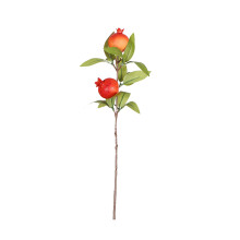 Maisíocht Pomegranate Ceardaíochta, Maisíocht Pomegranate Saorga Dealramh Fíor Féitheacha Duilleoga Nádúrtha Beoga Glan Álainn Ó Aon Uillinn