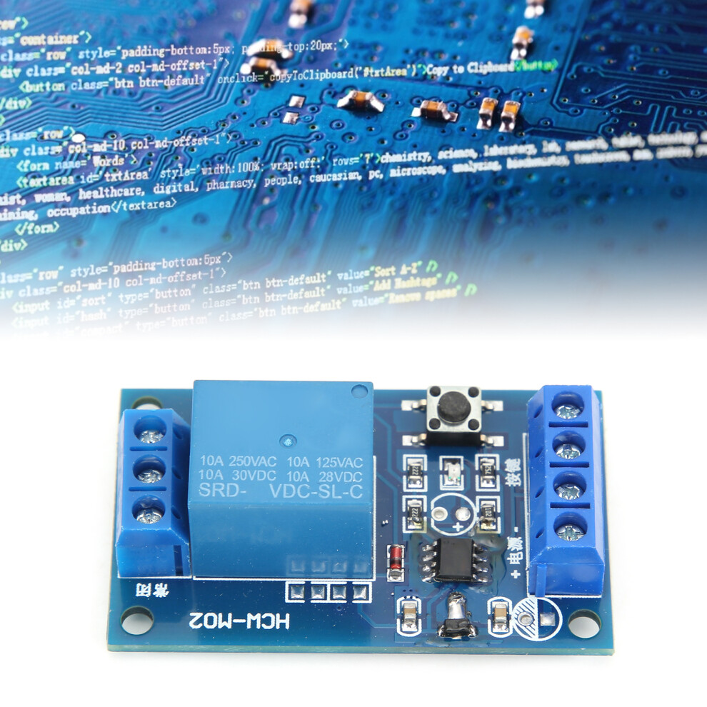 Startstop 1Way Bistable Relay Module 5V Selflocking Microcontroller Switch 9411377676896