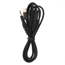 Hochwertiges Ersatz-Audiokabel mit Lautstärkeregler und Mikrofon-Ummantelung für Kopfhörer, kompatibel mit