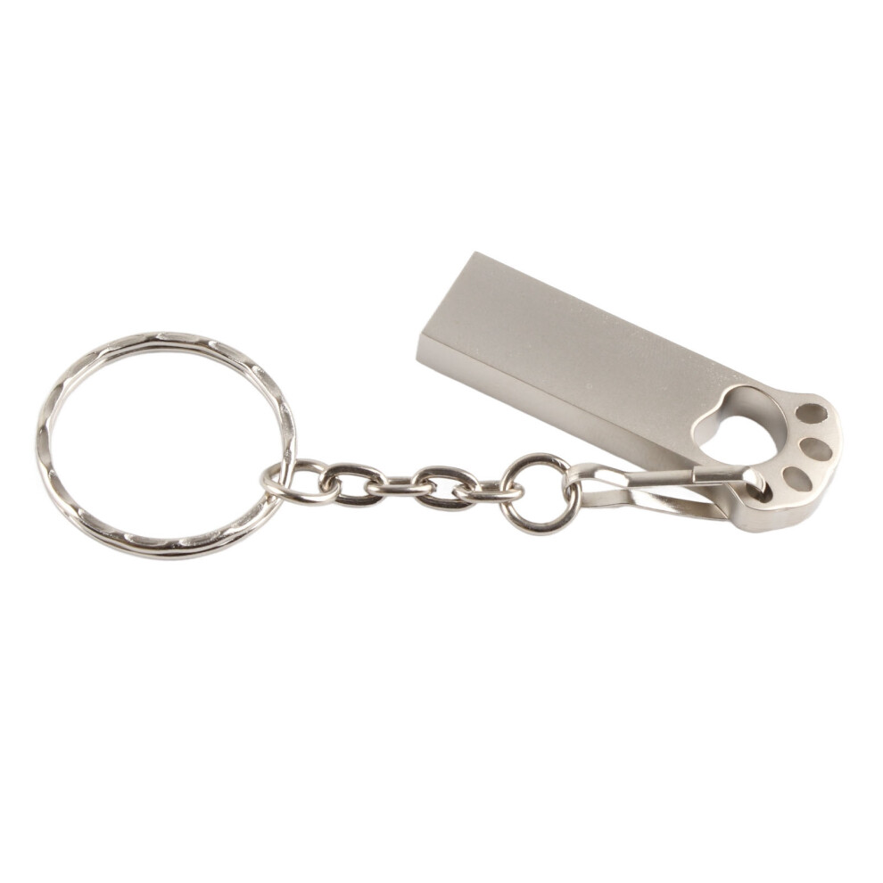 Large Storage Paw Shape Usb Drive 1Gb For Laptop & Pc With Keychain 8271377678884