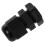 60 Pcs PG7 Waterproof Connector Gland Black for 4-7mm Diameter Cable 5