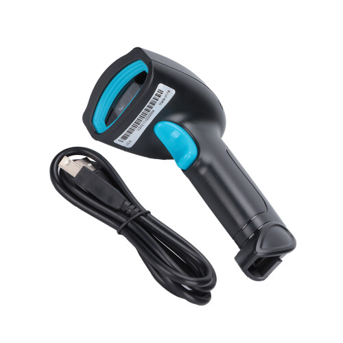 Wireless Handheld Barcode Scanner 360 Reading Dustproof Waterproof Bluetooth