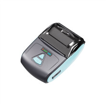 Portable Mini Receipt Printer 58mm Thermal Wireless Bluetooth USB TypeC POS Printer For Mobile And Computer Blue