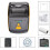 Portable Mini Receipt Printer 58mm Thermal Wireless Bluetooth USB TypeC POS Printer For Mobile And Computer Blue 3