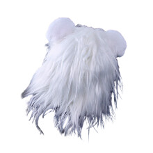 Christmas Cosplay Headwear Dog Hat Funny Hat for Cat-White M