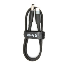 Cablu de încărcare stabilă cu performanță USB C mascul la DC5.5x2.1mm pentru laptop, cu design anti-încurcare și compatibilitate cu