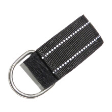 Adjustable Diving Hanging Lanyard Rope Scubas Diving Wrist Strap With D Rings Black 1.5 Inch