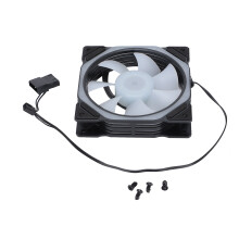 Revolutionaire gamingventilator met omgekeerde draaiing en enorme luchtstroom, adresseerbare RGB-verlichting en laag geluidsniveau voor een optimale