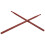 2Pcs Red Mahogany Drum Sticks MD83 EcoFriendly Strong Gravity 1