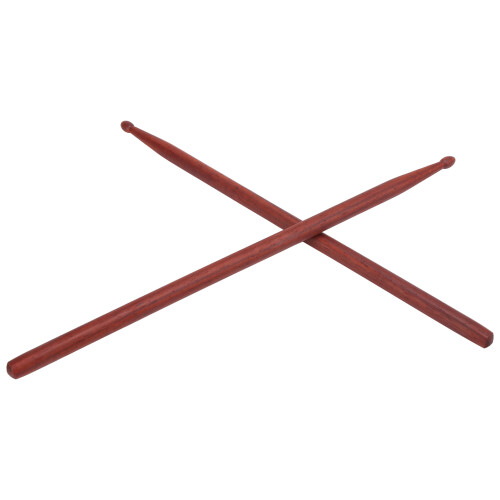 2Pcs Red Mahogany Drum Sticks MD83 EcoFriendly Strong Gravity