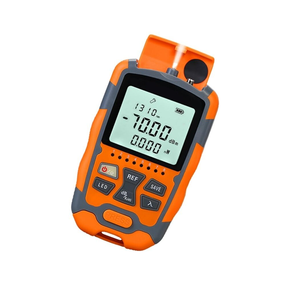 Fiber Optic Cable Tester Mini Optical Power Meter Opm -70 To +10 Dbm Universal Interface Connector Auam7 9199774291859