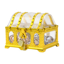 Kids Pirate Treasure Chest Antique Style Toy Storage Box for Fun Treasure Storage and Gifts