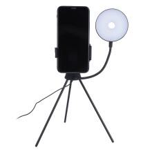 10-Stufen-LED-Selfie-Ringlicht mit Stativ für Handys
