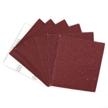 Fine Grit Sandpaper Assortment, 10Pcs 601000 Grit, 110x100mm Flocking Sandpaper For Wood Metal Plastic Surfaces