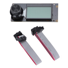 Vysoce kvalitní grafický LCD displej pro 3D tiskárny Mini12864RGB, nastavitelný podsvícení, enkodér, úložiště SD, offline možnosti,