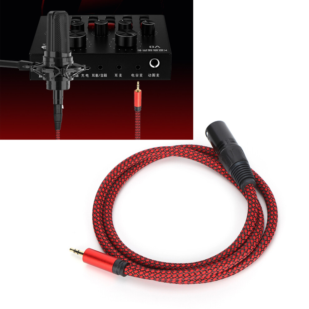Xlr Male To 3.5Mm Jack Microphone Cable 2M Professional Audio Interconnection 4971377682273