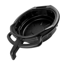 Car Oil Drain Pan Capacity For Low Profile Cars PE Material Black 50.00X38.00X13.00CM Easy Installation