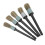 Set di 5 pennelli per detailing auto - Manico nero, 21 cm 15