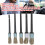 Set di 5 pennelli per detailing auto - Manico nero, 21 cm 8