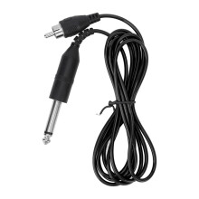Câble d'alimentation flexible et portable pour tatouage, fil souple en silicone de qualité supérieure avec connecteur en acier inoxydable, idéal
