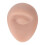 Kit de modelo de piercing reutilizável em silicone, flexível, elástico e transparente, com suporte de acrílico. Alta qualidade, compatível com 6