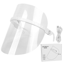 Dispozitiv de rejuvenare facială, mască de terapie cu lumină LED anti-îmbătrânire cu design ergonomic, respirabilă, ușoară, confortabilă,