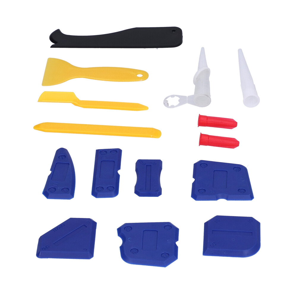 Silicone Caulking Gun Nozzle Scraper Plate - Seam Grouting & Removal Tool 8711377683865