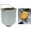 Bread Machine Replacement Pan Nonstick Barrel Liner for BAAM Household Bread Maker 2