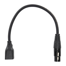 Gebalanceerde XLR-kabels voor ruisonderdrukking, hoge frequentierespons, haakse XLR-kabel met duurzame metalen connectoren, flexibel ontwerp,