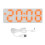 Digital Alarm Clock For Bedroom Modern LED Display Adjustable Brightness Temperature Snooze Function Work Day Mode Dual Power Supply Methods Time Memo 1