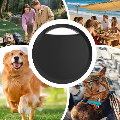 Tracking Devices Pet Locator Object Locator With Audio Visual Alerts And Long Range Sensing Black 2
