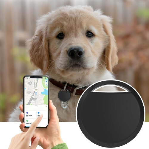Tracking Devices Pet Locator Object Locator With Audio Visual Alerts And Long Range Sensing Black 1