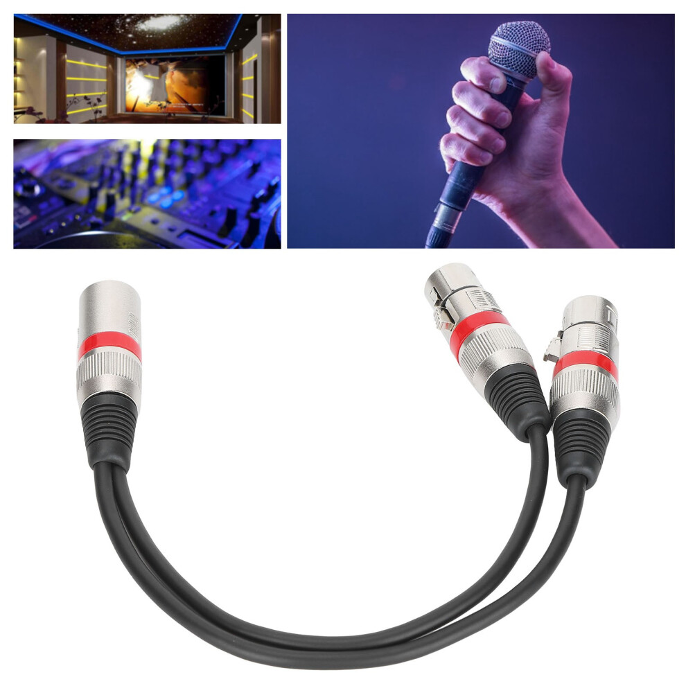 Jorindo Jd6067 0.3M Xlr Male To Dual Xlr Female Microphone Cable 9471377686844