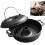 Large Cast Iron Roasting Pan with Lid for Even Heat Distribution and MultiCooking Methods 3